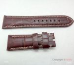Best Quality Replica Panerai Watch Bands Red Leather Strap 26mm